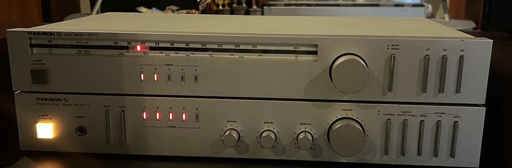 Amplificateur Hi-fi Thomson PA 2517T  et tuner Thomson 50 Dampleux (02)