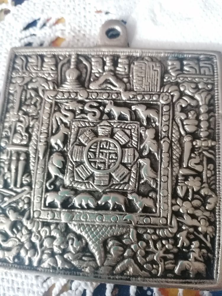 Amulette Tib�taine ancienne en Argent 0 Metz (57)