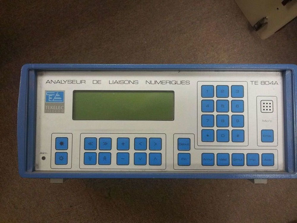 analyseur de liaisons num�riques TE804A 0 Manosque (04)