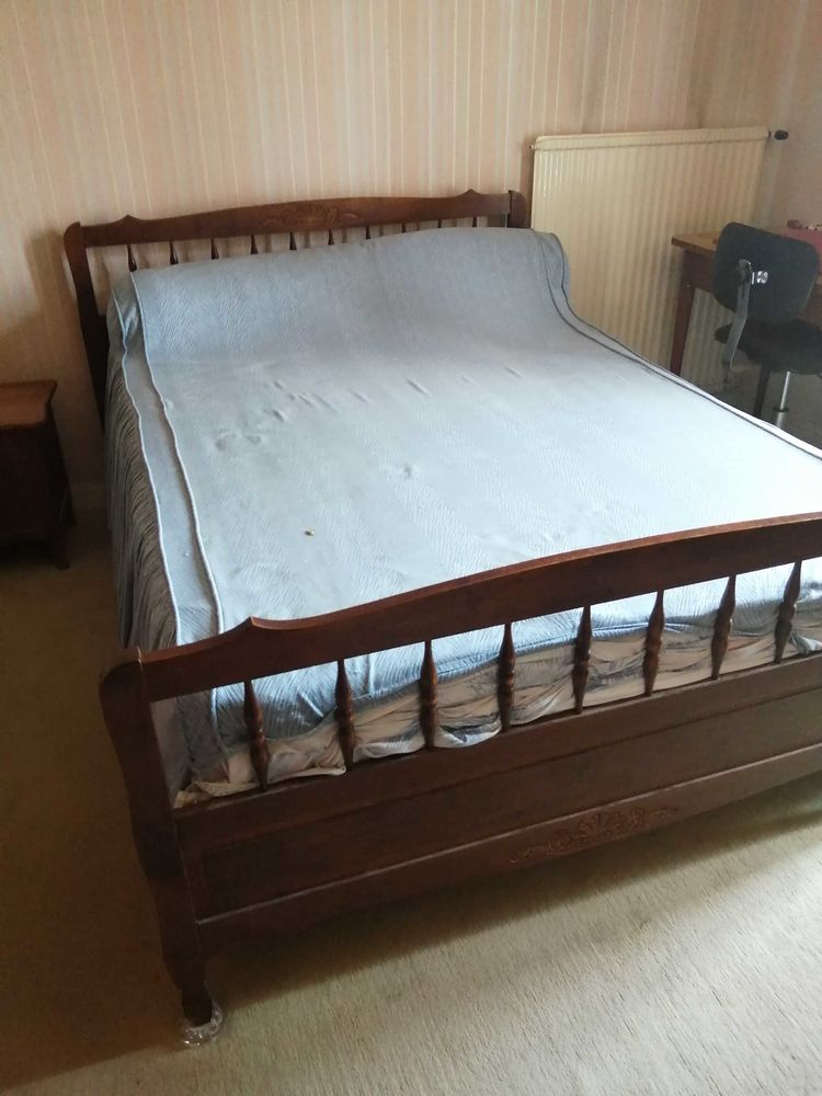 lit ancien 140cm+matelas+sommier 80 N�mes (30)