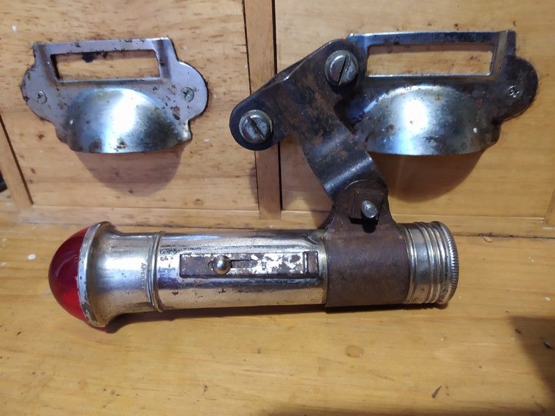 Ancien Feu Arri�re Lampe V�lo Cycles Germany Vintage 35 Loches (37)