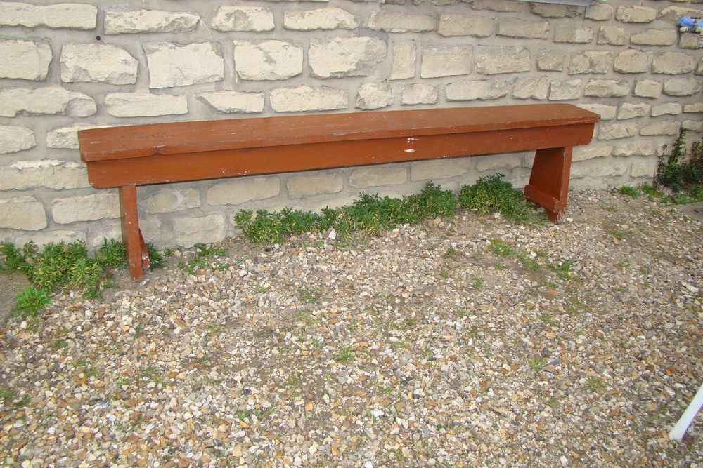 Ancien banc de jardin en bois - ann�es 1930 80 Gargenville (78)