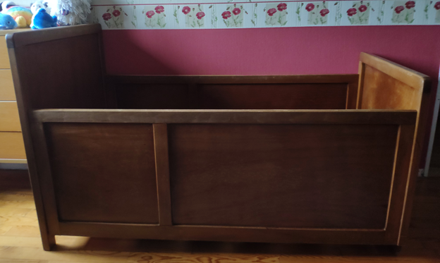 Lit ancien en bois pour b�b� 40 Herrlisheim (67)