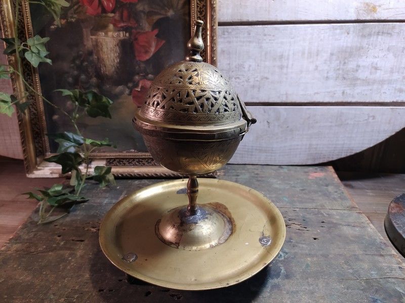Brûle-Encens Ancien - Vintage Deco Marrakech - Vintage Deco Marrakech