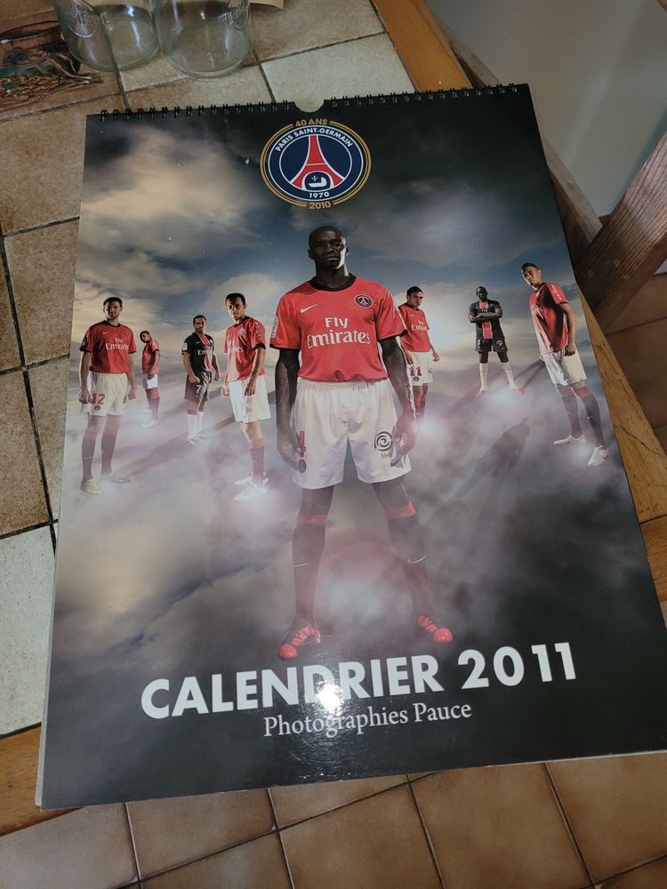 Ancien calendrier psg 20 Vayres-sur-Essonne (91)