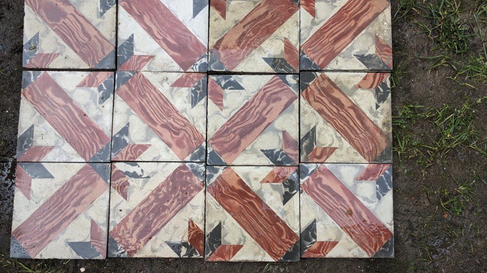 ancien carrelage ciment 0 Le Ch�telet (18)