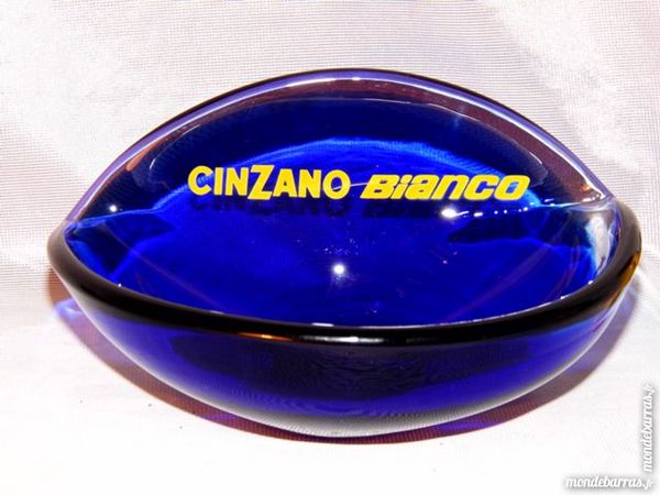 ANCIEN CENDRIER PUBLICITAIRE   CINZANO BIANCO   VIDE POCHE VINTAGE 20 Dunkerque (59)