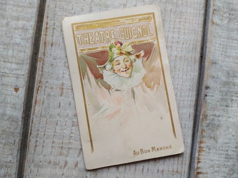 Ancien Chromo Syst�me Au Bon March� Th��tre Guignol 18 Loches (37)