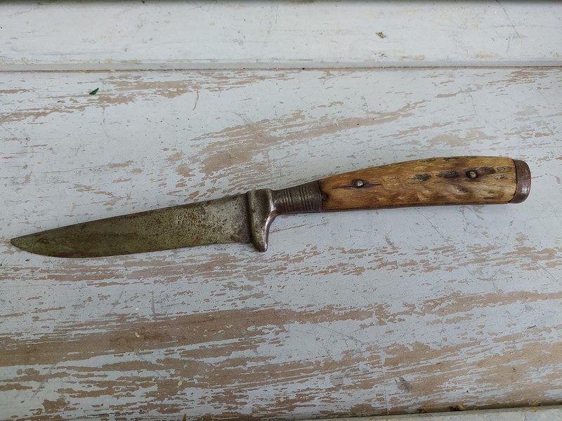 Ancien Couteau de Chasse avec Marquage 1 Loches (37)