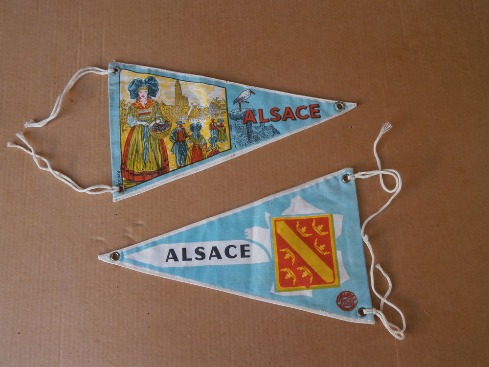 Ancien fanion régional d'Alsace 15 Wolxheim (67)