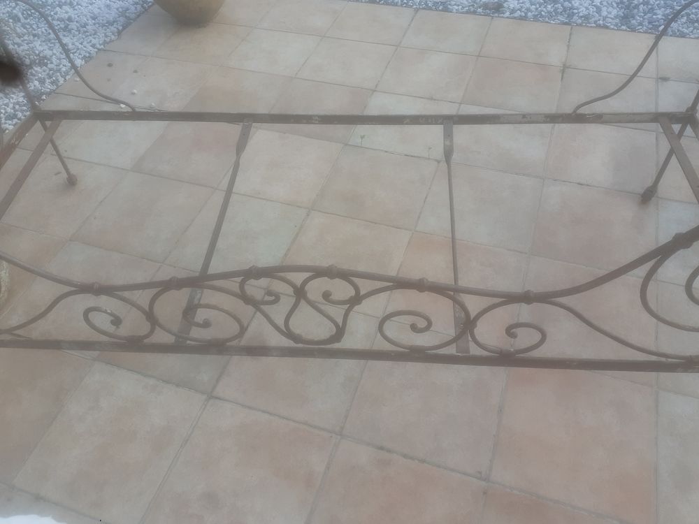 lit ancien fer forge sur roulettes 100 Carqueiranne (83)