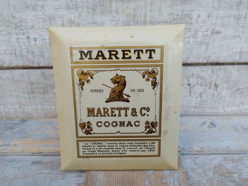 Ancien Glaco�de Publicitaire Cognac Marett & Co Charente 
38 Cognac (16)