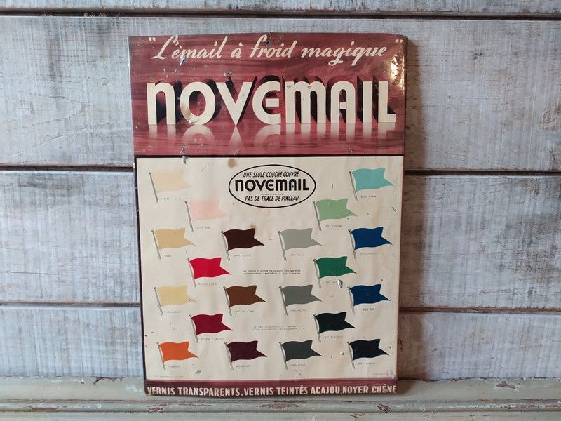 Ancien Glacoide Publicitaire Novemail 60 Loches (37)