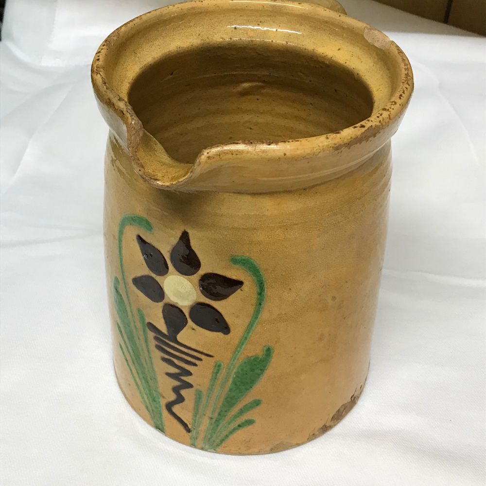 Ancien Pot � lait en poterie 19 Strasbourg (67)