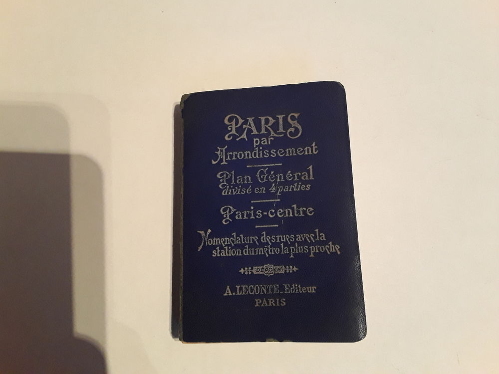 ANCIEN LIVRE BLEU DE PLAN DE PARIS 22 Gometz-la-Ville (91)
