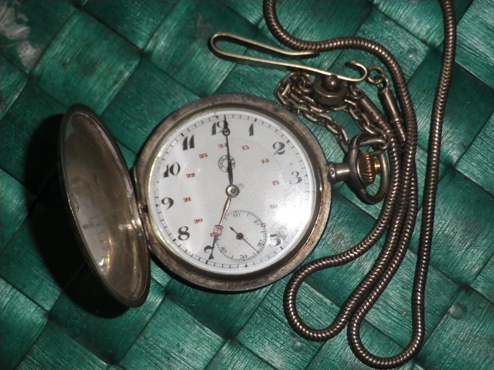 Ancien Montre de poche Dollar argent� fonctionne 60 Fontenay-le-Fleury (78)