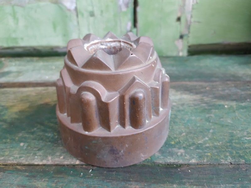 Ancien Moule � G�teau Cuivre Bavarois Charlotte Kouglof 45 Loches (37)