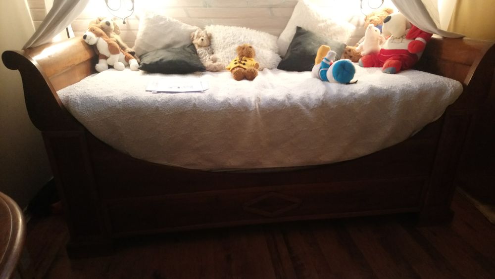 Lit ancien 1 personne 200 L'�caille (08)