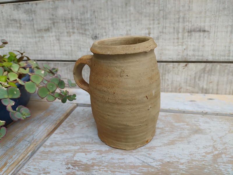 Ancien Petit Pot � Anse Gr�s de Puisaye XIX�me 35 Loches (37)