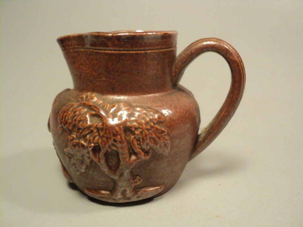 Ancien Petit Pichet Pot � Lait en Gr�s Normand 12 Loches (37)