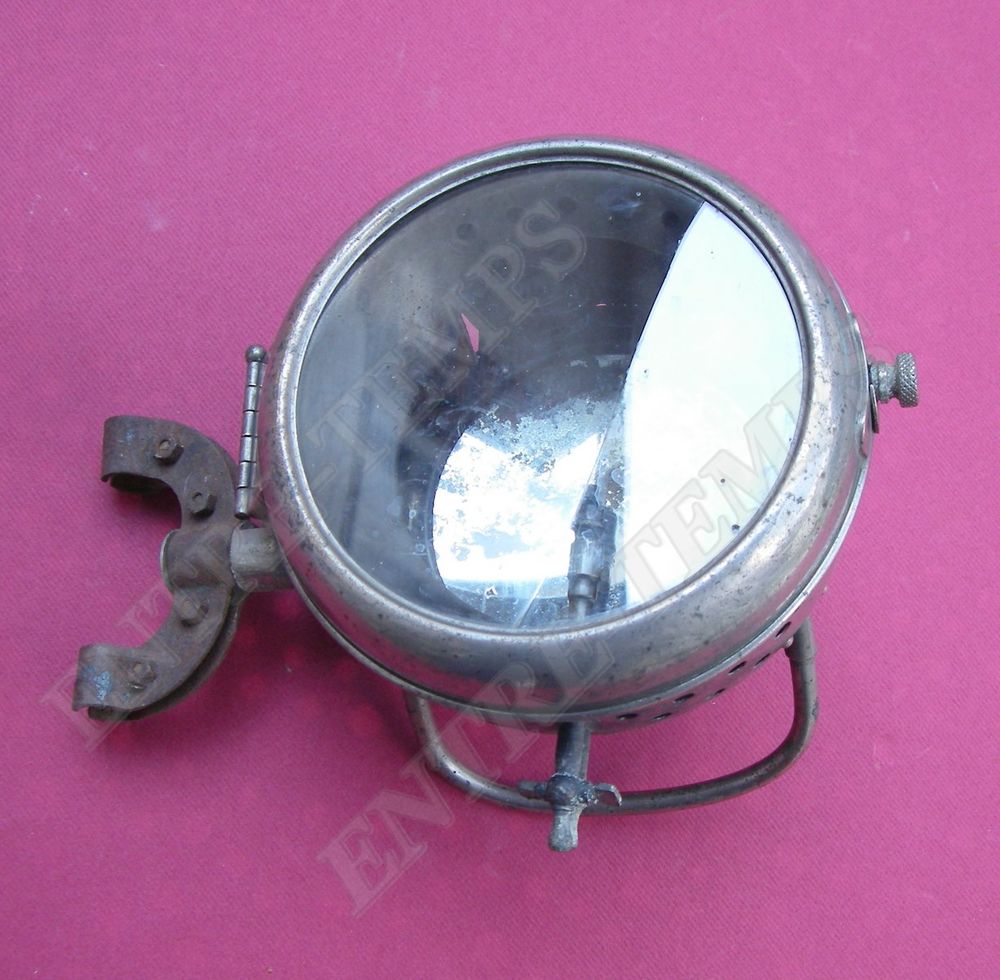 ANCIEN PHARE DE VOITURE AUTEROCHE AC�TYL�NE & RETROVISEUR MO 65 Sergines (89)