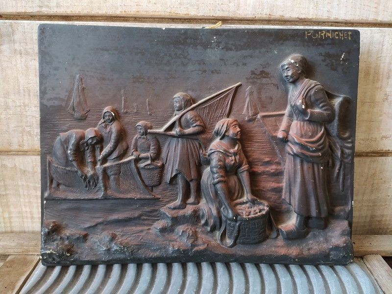 Ancien Pl�tre Publicitaire  Au Souvenir de Pornichet 50 Pornichet (44)