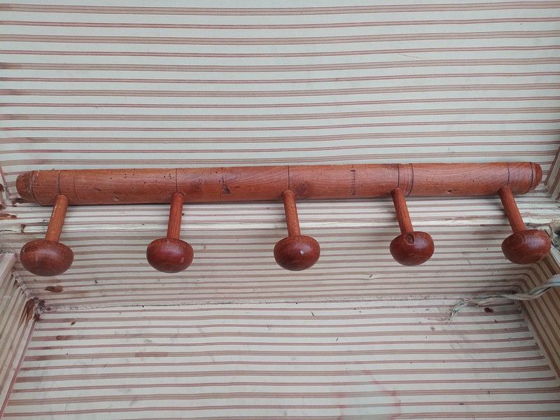 Ancien Porte Manteau Bois 5 Pat�res 1 Loches (37)