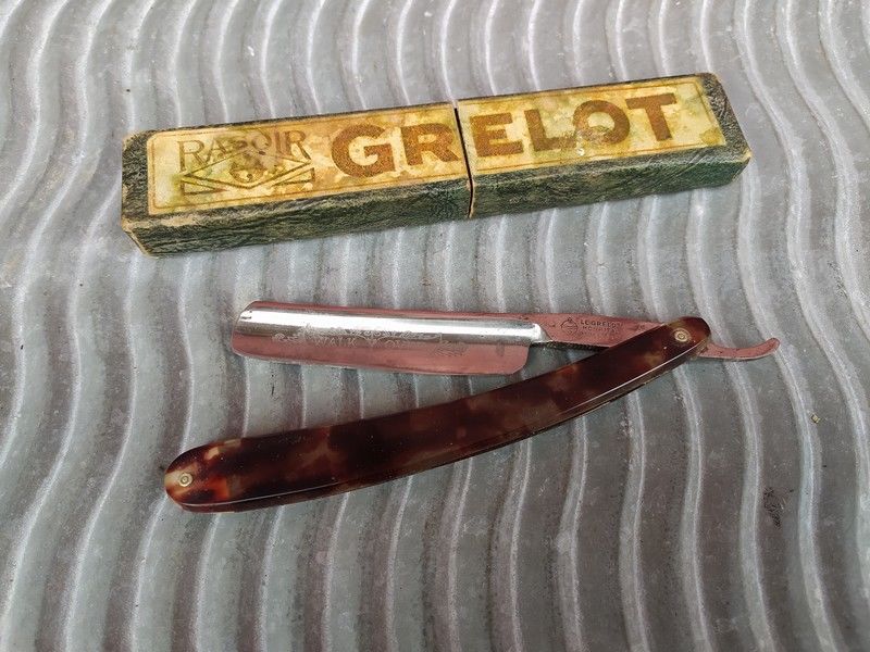 Ancien Rasoir Le Grelot Hospital M�daille d'Or 45 Loches (37)