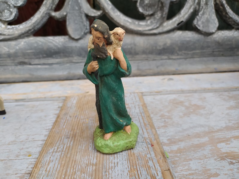 Ancien Santon Devineau Berger Cr�che de No�l
22 Loches (37)