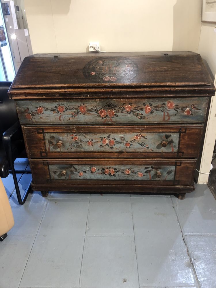 ANCIEN SCRIBAN/DOS D'�NE dat� 1856 0 Boll�ne (84)