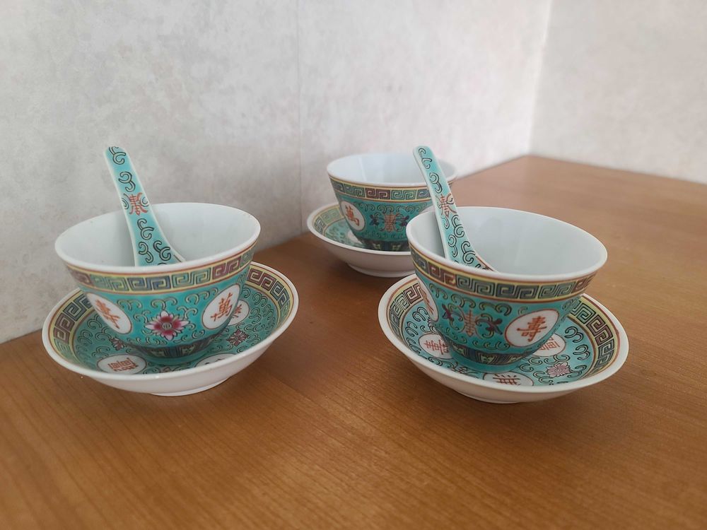 ancien service �  caf� chinois 5 Genay (69)