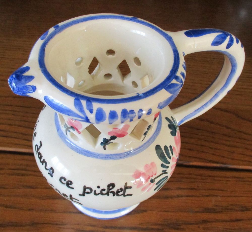 Ancien POT TROMPEUR - PICHET SURPRISE POUPLARD 18 Saint-Andr�-les-Vergers (10)