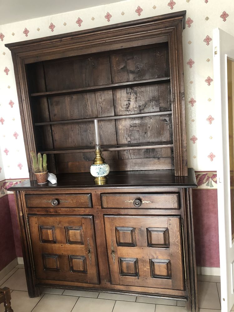 Ancien vaisselier en ch�ne 250 Chen�ve (21)