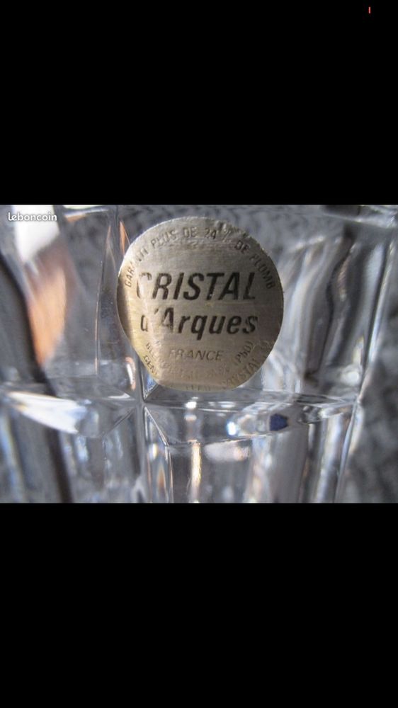ancien vase en cristal d?arques en parfait �tat 30 Lyon 8 (69)