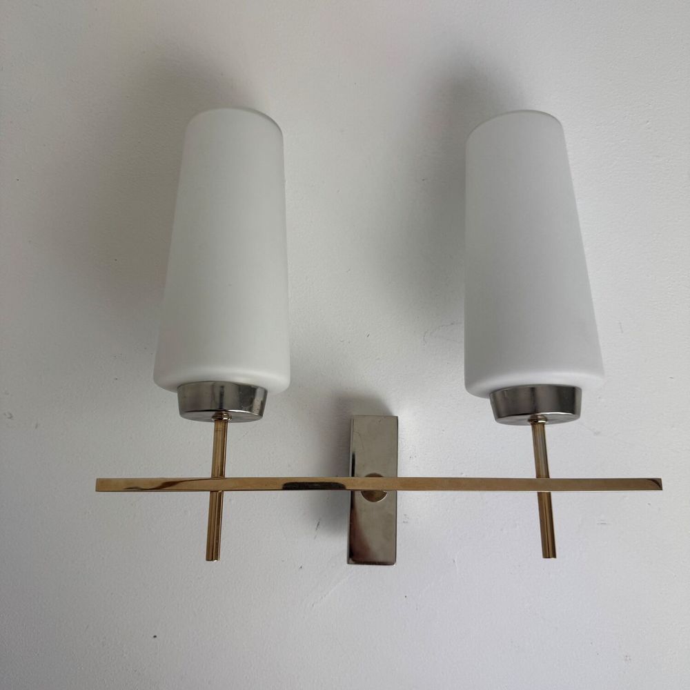 ANCIENNE APPLIQUE DOUBLE   MAISON ARLUS   1950 VINTAGE 140 Montreuil (93)