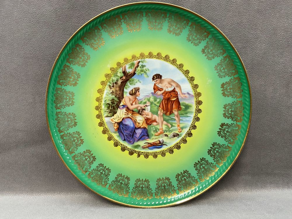 Ancienne Assiette D�corative Art Antique Germany Porcelaine. 39 Marseille 11 (13)