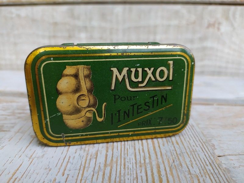 Ancienne Boite Pastilles Muxol Pharmacie Curiosit� 30 Loches (37)