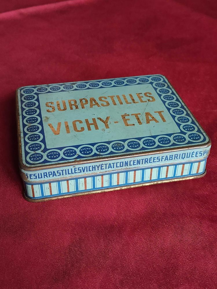 Ancienne boite de pastilles de vichy vide (n�3) 10 Avermes (03)
