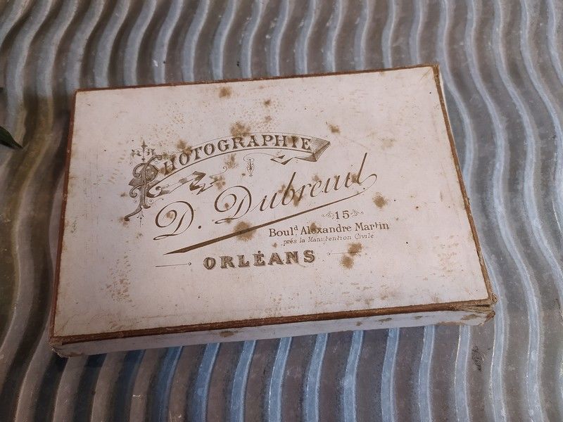 Ancienne Boite Photographie Cabinet Photographe Dubreuil 20 Loches (37)