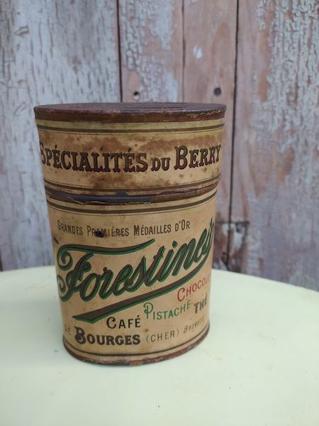 Ancienne Boite Publicitaire Forestines Berry Bourges 22 Loches (37)