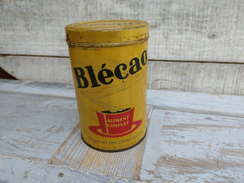 Ancienne Boite T�le Publicitaire Bl�cao Bl�dine 30 Loches (37)