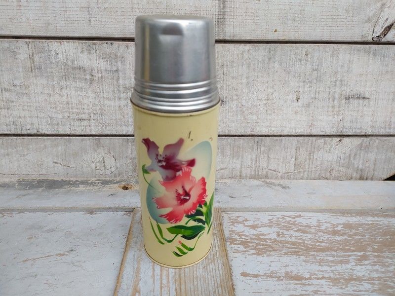 Ancienne Bouteille Thermos D�cor Fleur Vintage
32 Loches (37)