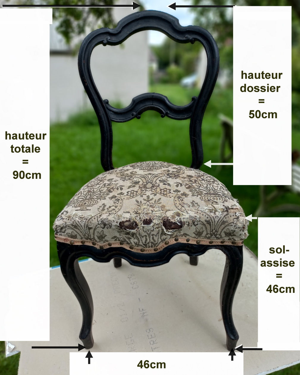 Ancienne chaise- � restaurer 35 Perceneige (89)