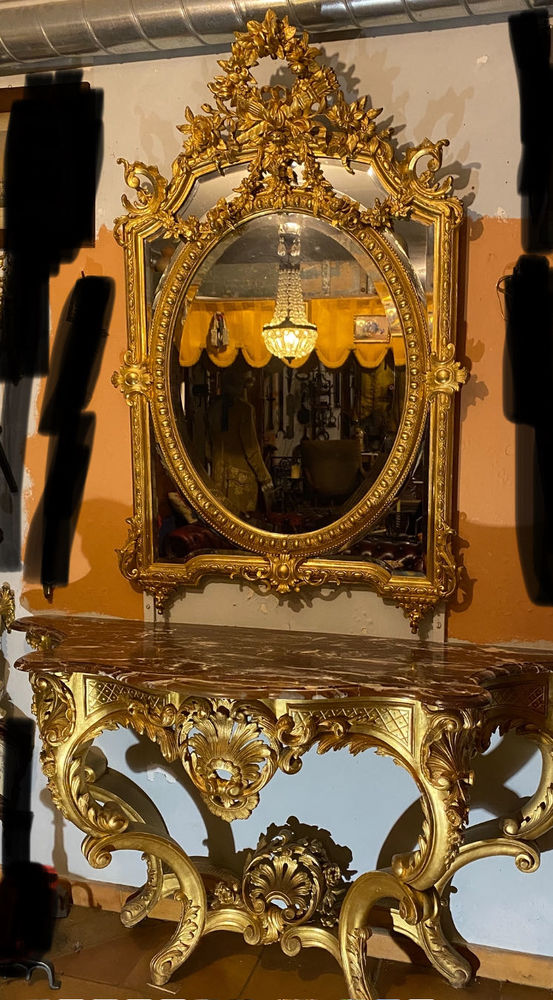 ancienne console avec un miroir (meuble) 3500 La Londe-les-Maures (83)