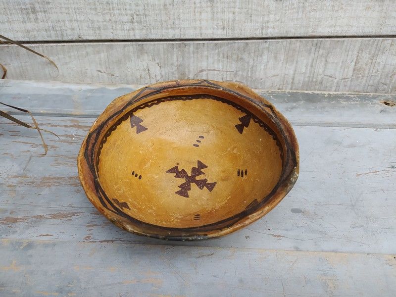 Ancienne Coupe Kabyle Poterie Berb�re Alg�rie Afrique 1 Loches (37)