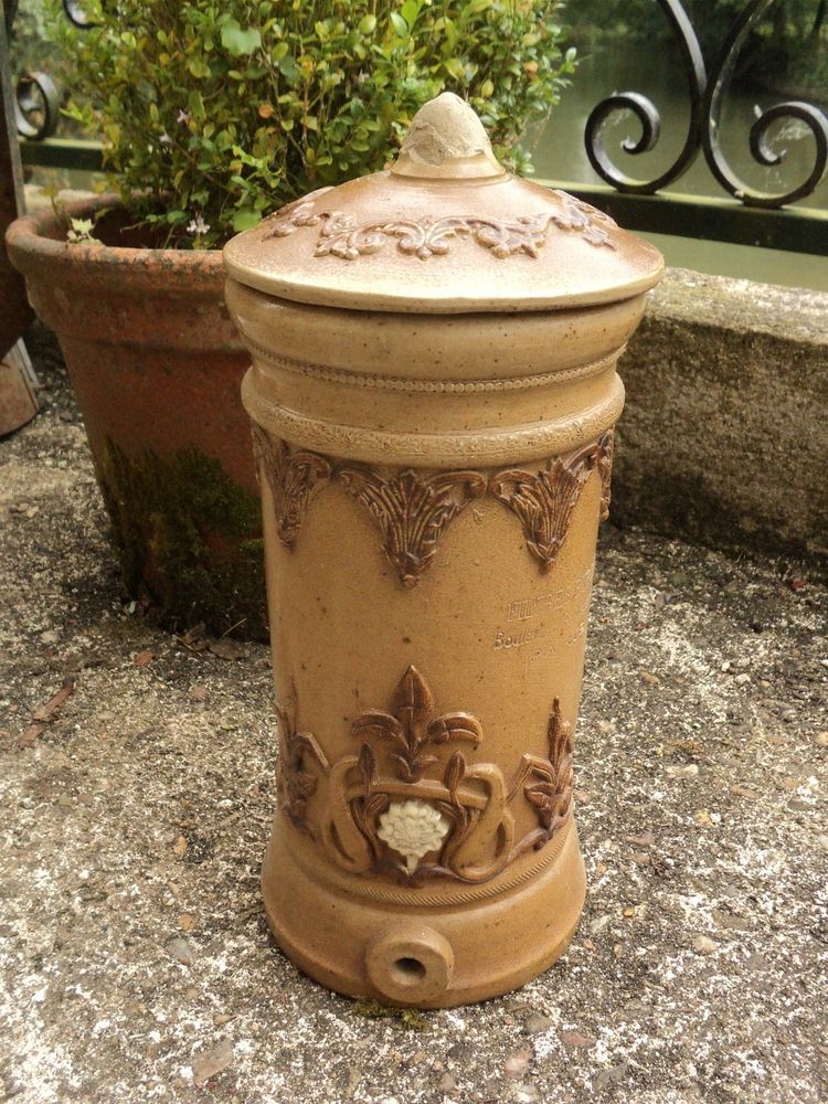 Ancienne Fontaine Filtre à Eau En Grès Xixème