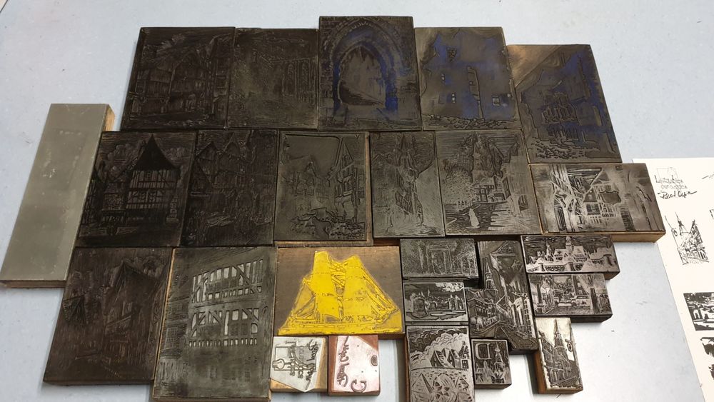 Lot Ancienne Matrice imprimerie typographie 22100 Dinan 300 Saint-P�tan (22)