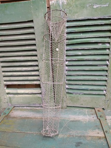 Ancienne Nasse Poisson Anguille Manufrance 80 Loches (37)