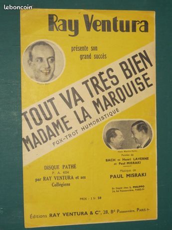 Ancienne partitions ancienne chanson 0 Varades (44)