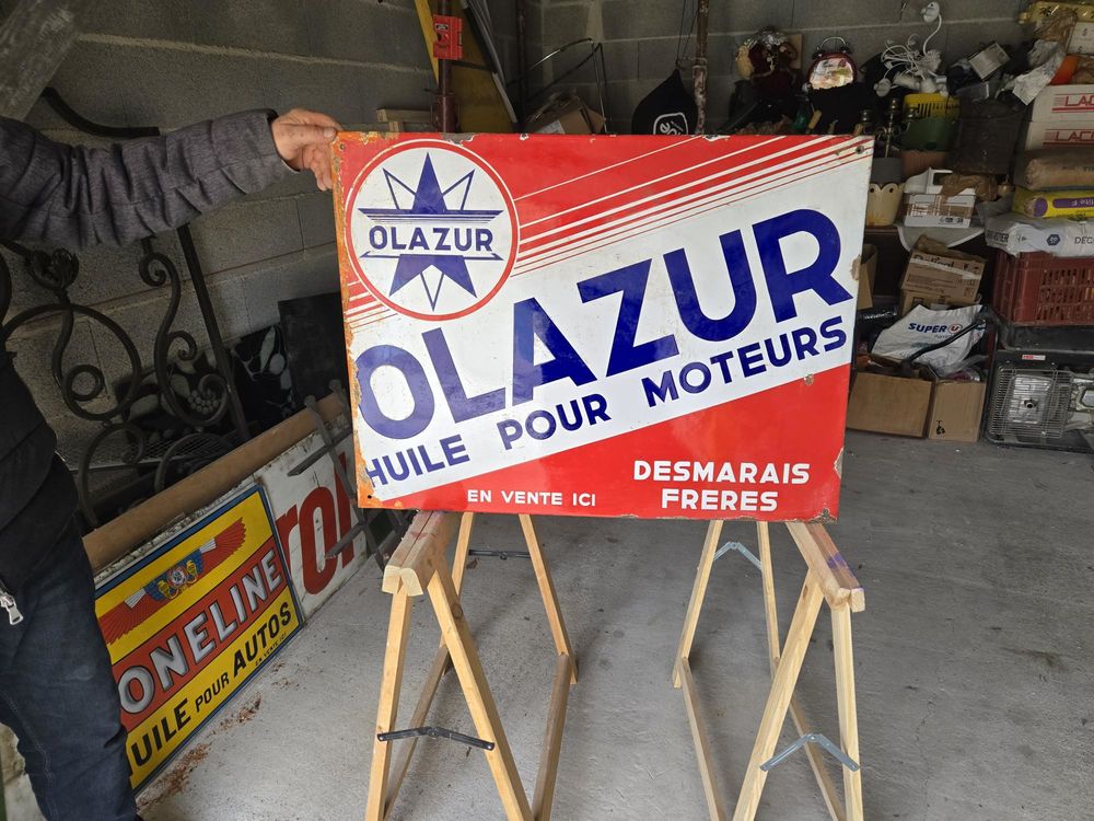 ancienne plaque �maill� 280 Lauris (84)